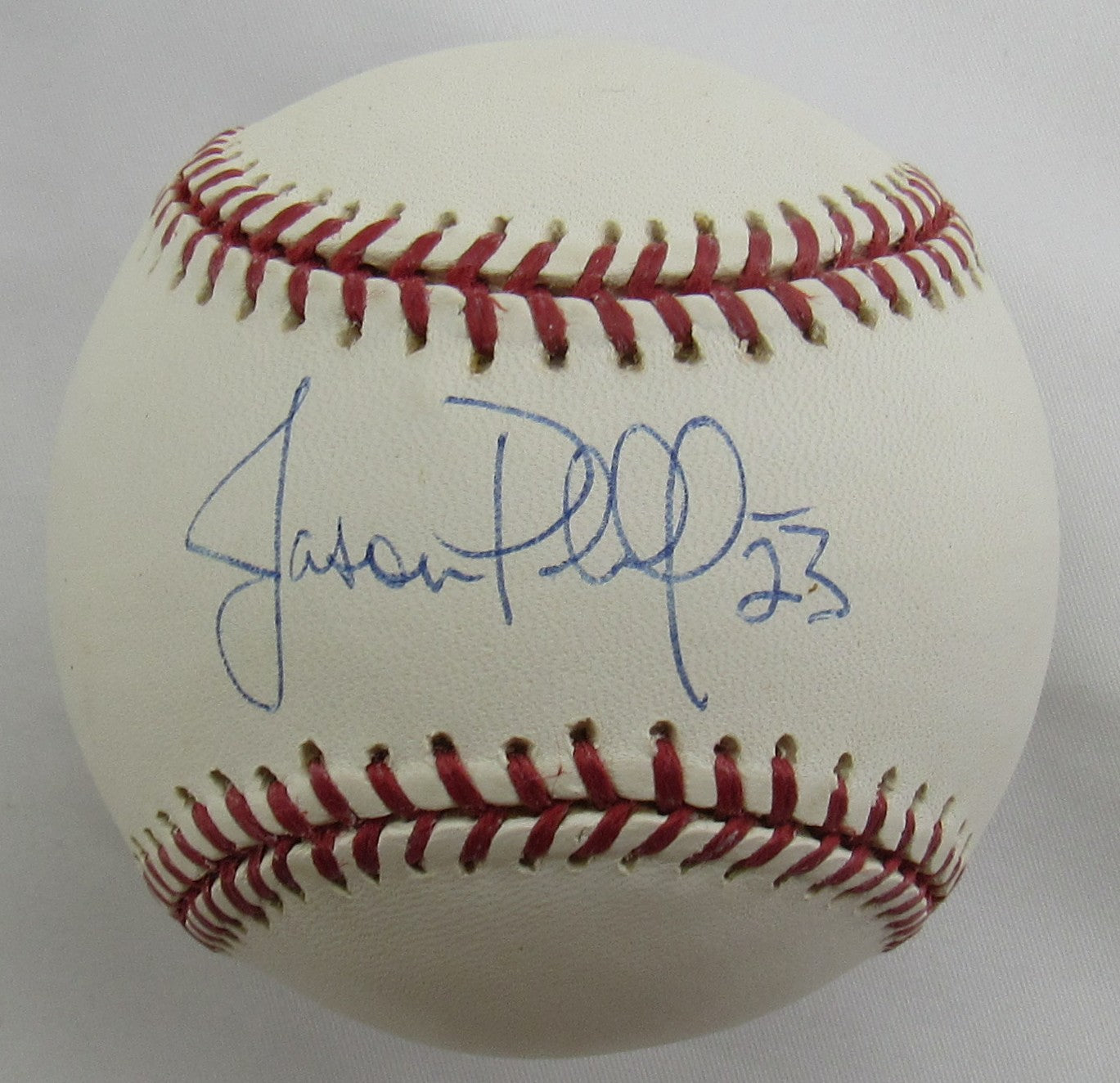 Jason Phillips Signed Auto Rawlings Baseball B165