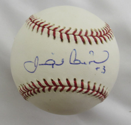 Miguel Cairo Signed Auto Rawlings Baseball B165