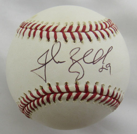 Josh Barfield Signed Auto Rawlings Baseball B165