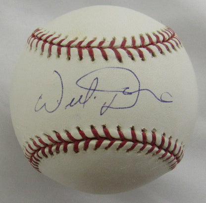 Willie Davis Signed Auto Rawlings Baseball B165