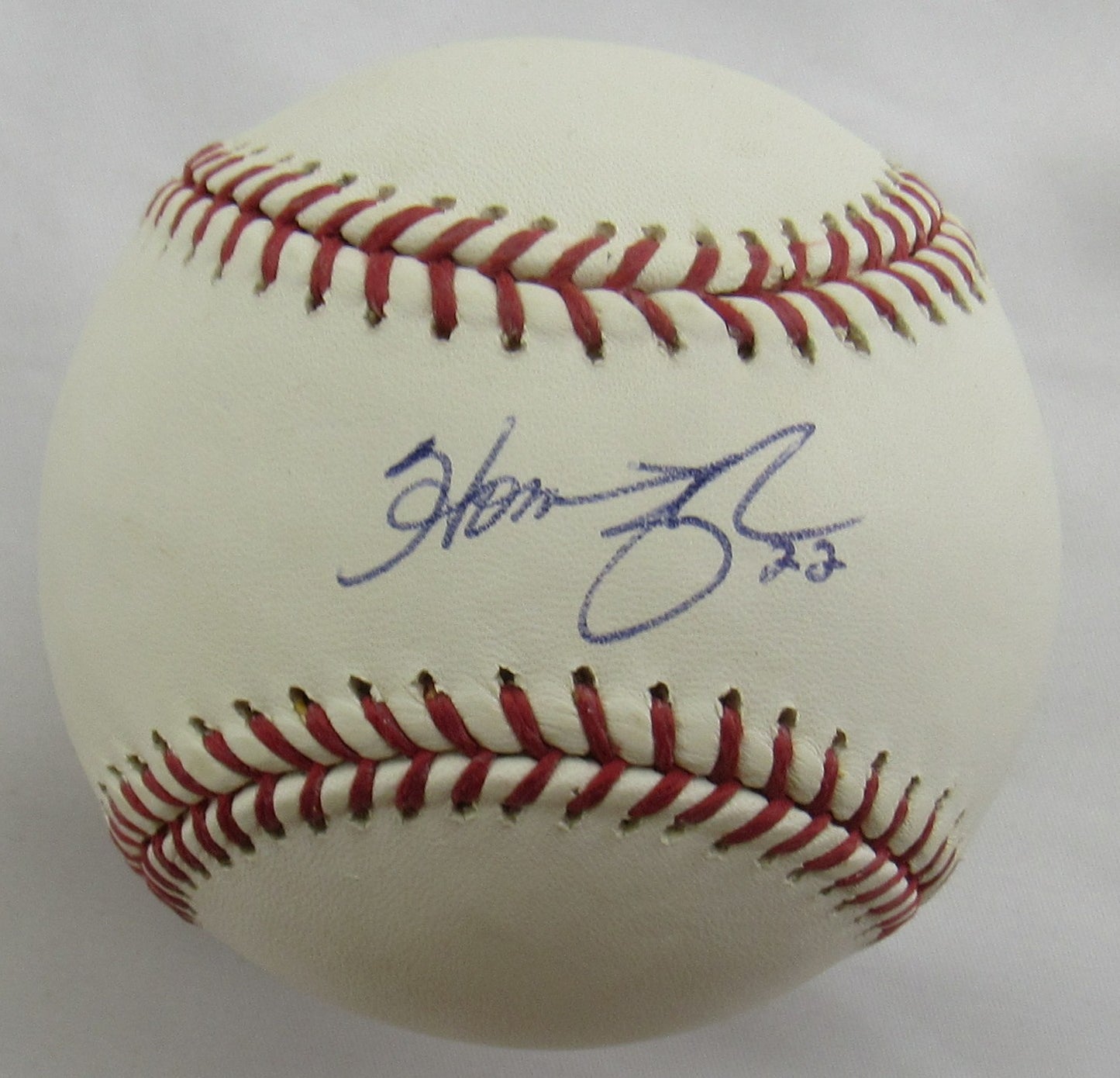 Homer Bush Signed Auto Rawlings Baseball B165