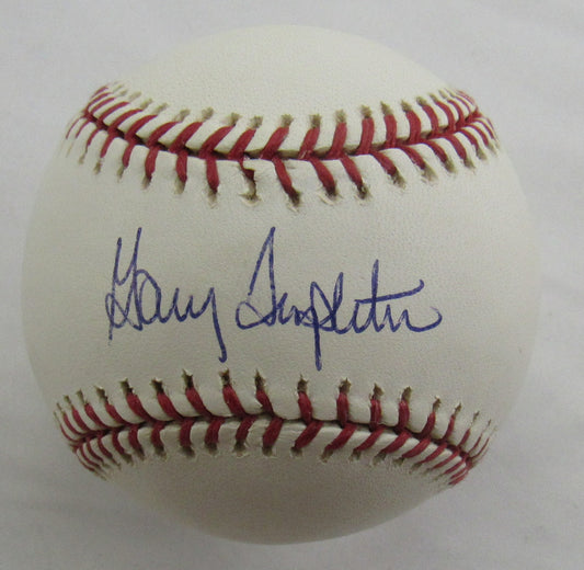 Garry Templeton Signed Auto Rawlings Baseball B166