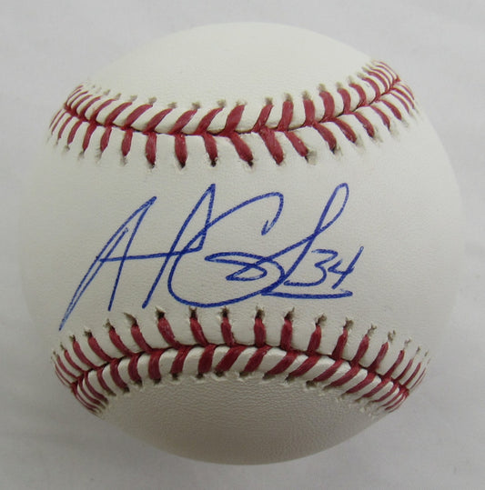 Andrew Casher Signed Auto Rawlings Baseball B166