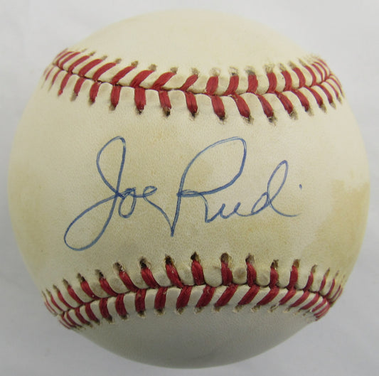 Joe Rudi Signed Auto Rawlings Baseball Beckett H93997 B167