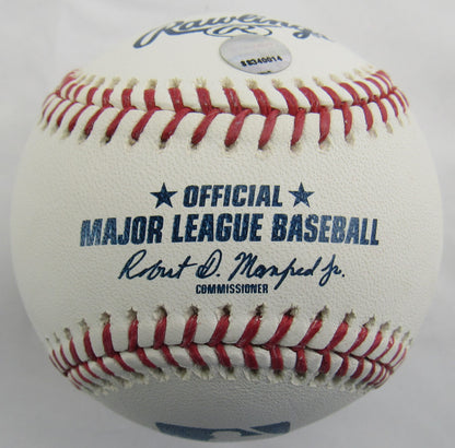 Aaron Hicks Signed Auto Rawlings Baseball Steiner Hologram B167