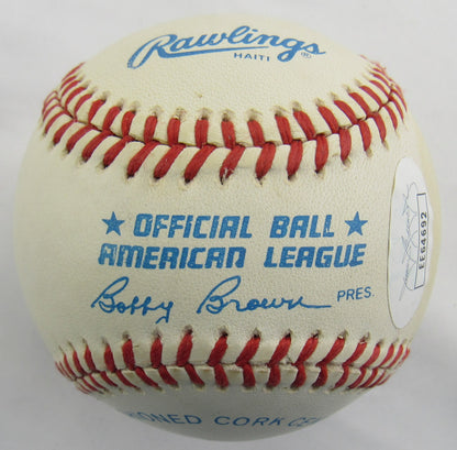 Greg Olson Signed Auto Rawlings Baseball JSA EE64692 B167