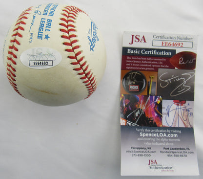 Greg Olson Signed Auto Rawlings Baseball JSA EE64692 B167