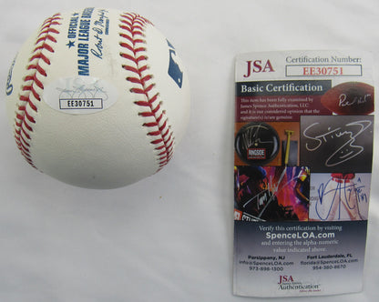 Frank Tanana Signed Auto Rawlings Baseball JSA EE30751 B167