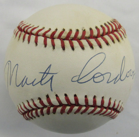 Marty Cordova Signed Auto Rawlings Baseball Beckett H93939 B167