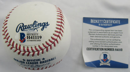 Ervin Santana Signed Auto Rawlings Baseball Beckett H41119 B167