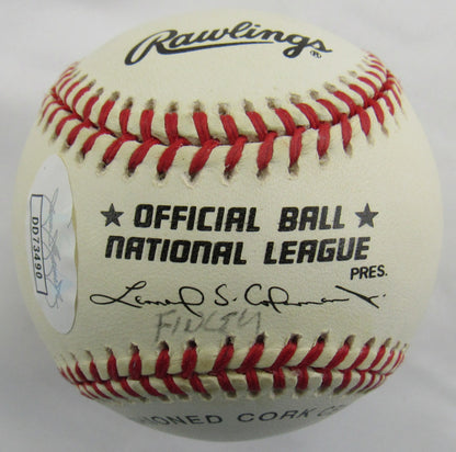 Chuck Finley Signed Auto Rawlings Baseball JSA DD73490 B167