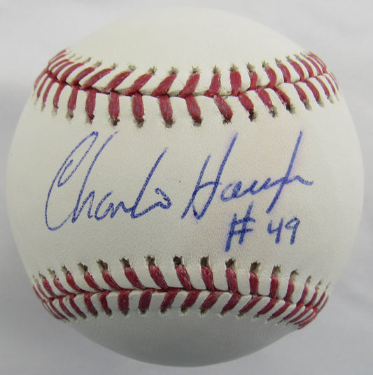 Charlie Hough Signed Auto Rawlings Baseball JSA EE30780 B167