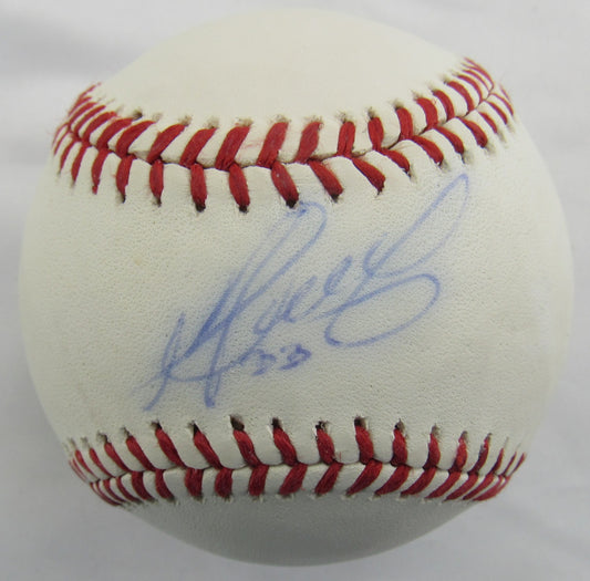 Martin Perez Signed Auto Rawlings Baseball JSA W474954 B167
