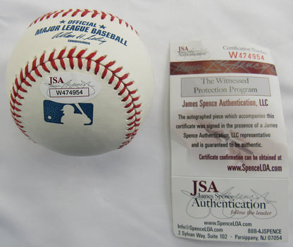 Martin Perez Signed Auto Rawlings Baseball JSA W474954 B167
