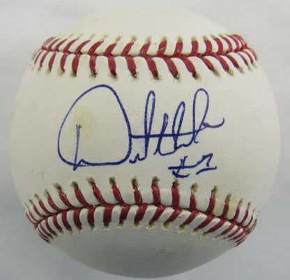 Orlando Hudson Signed Auto Rawlings Baseball MLB Hologram B168
