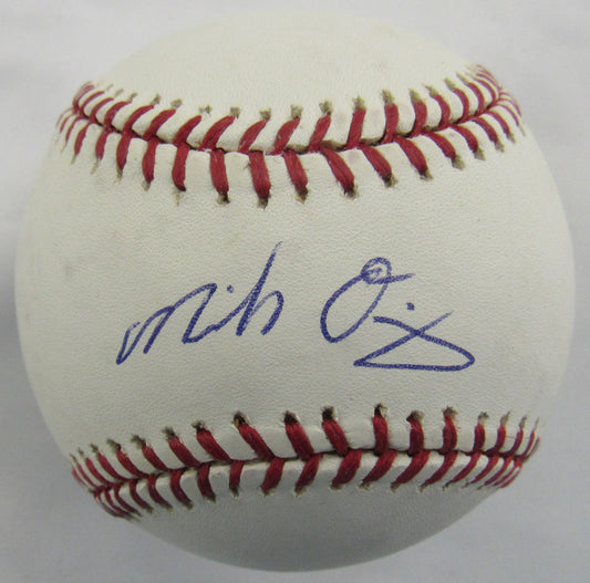 Micah Owings Signed Auto Rawlings Baseball MLB Hologram B168