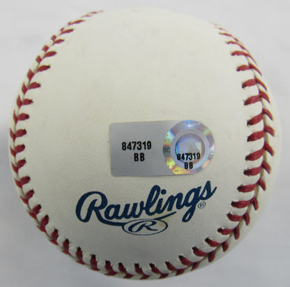 Micah Owings Signed Auto Rawlings Baseball MLB Hologram B168