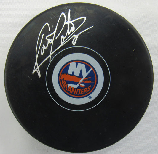 Dennis Potvin Signed Auto Islanders Hockey Puck JSA WB421370