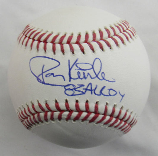 Ron Kittle Signed Auto Rawlings Baseball w/ Inscription