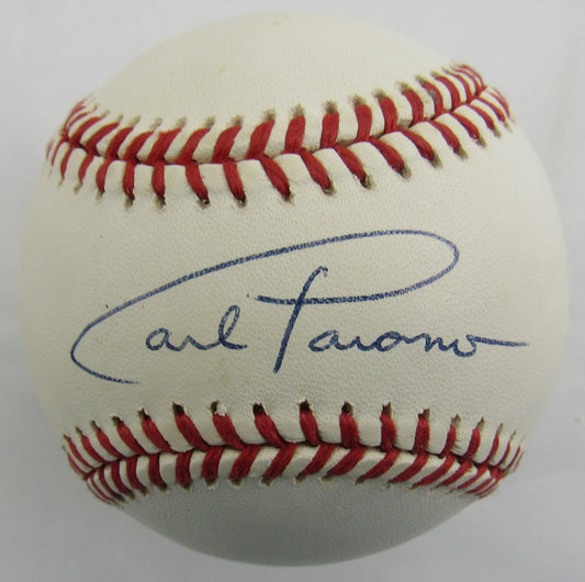Carl Pavano Signed Auto Rawlings Baseball B169