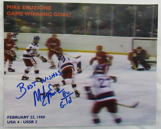 Mike Eruzione Signed Auto 8x10 Photo