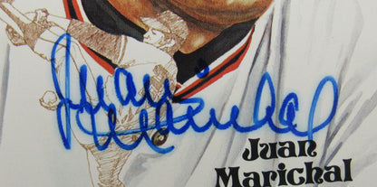 Juan Marichal Signed Auto Autograph Postcard JSA R34319
