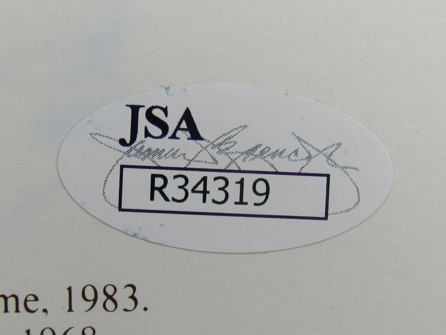 Juan Marichal Signed Auto Autograph Postcard JSA R34319