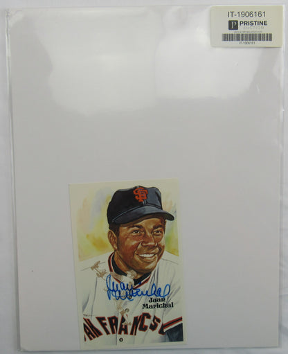 Juan Marichal Signed Auto Autograph Postcard JSA R34319