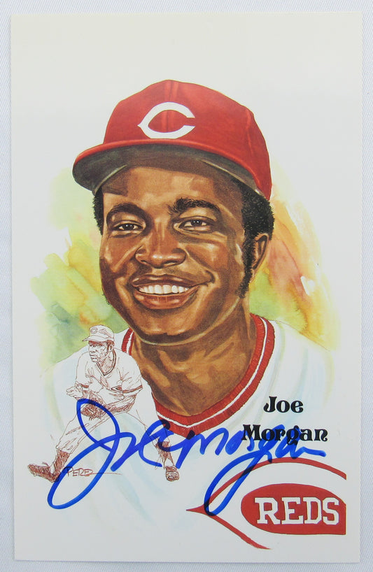 Joe Morgan Signed Auto Autograph Postcard JSA U22590