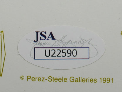 Joe Morgan Signed Auto Autograph Postcard JSA U22590