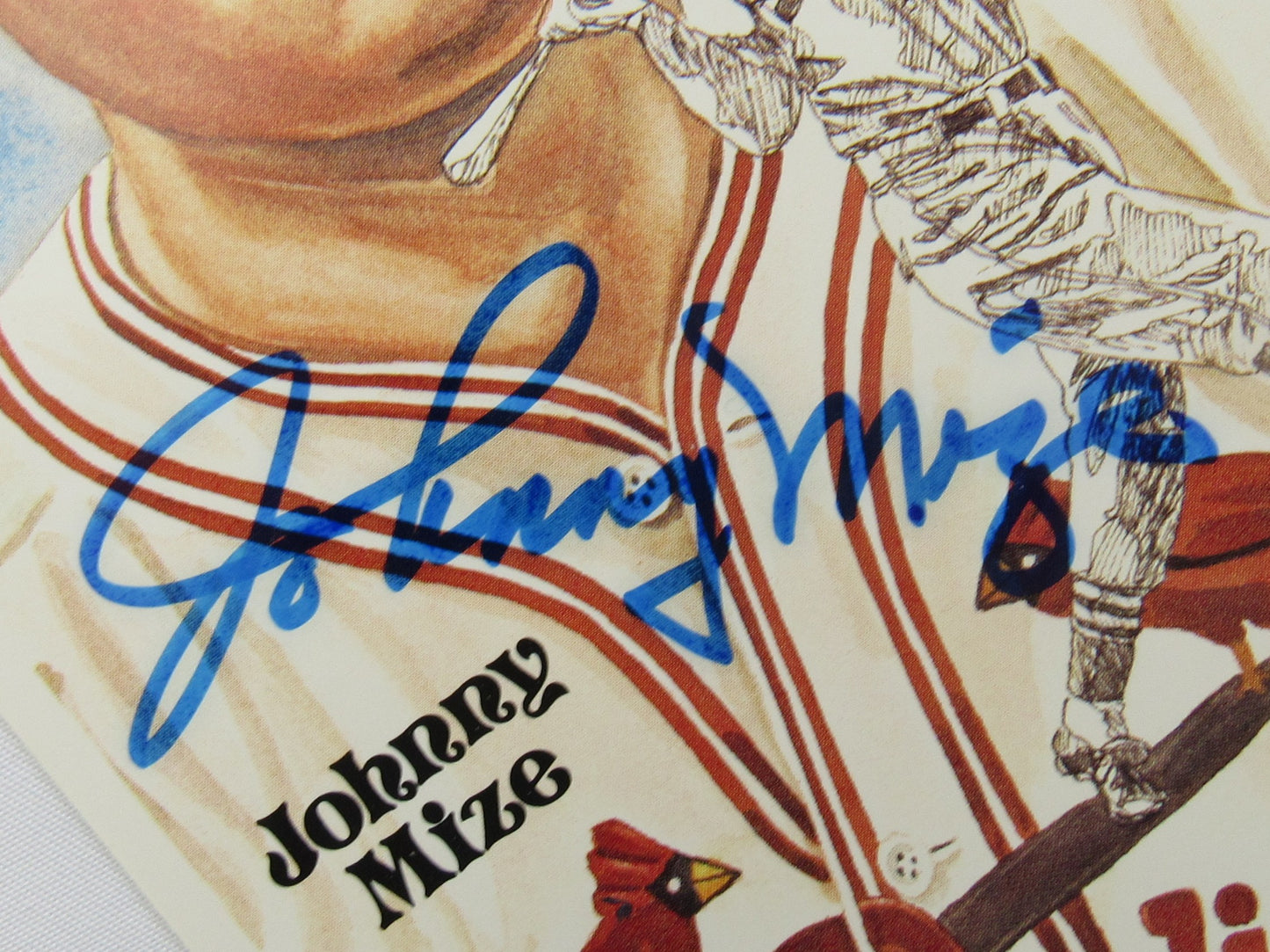 Johnny Mize Signed Auto Autograph Postcard JSA U82996