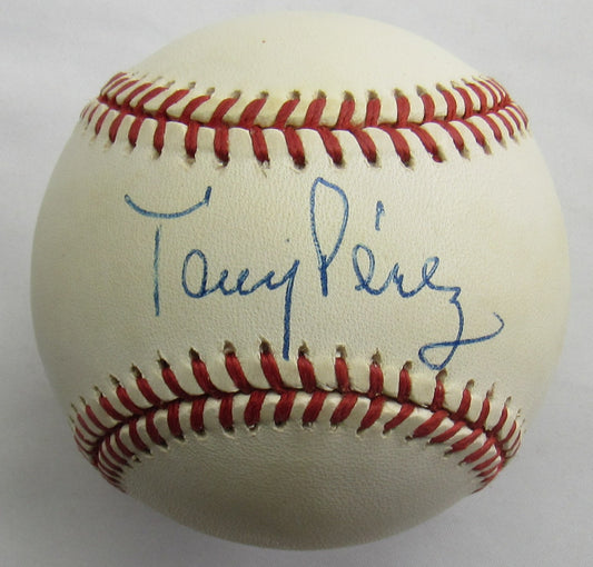 Tony Perez Signed Auto Baseball JSA CG96980
