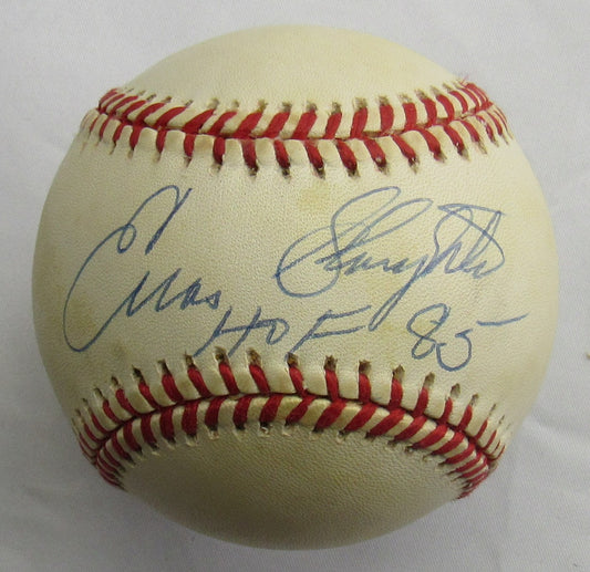 Enos Slaughter Signed Auto Baseball JSA CG96966