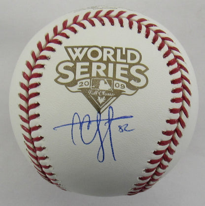 CC Sabathia Signed Auto Autograph World Series Rawlings Baseball Fanatics Hologram