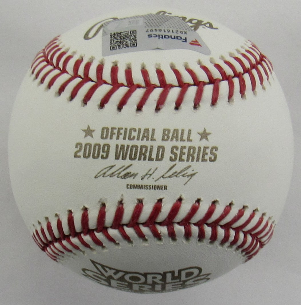 CC Sabathia Signed Auto Autograph World Series Rawlings Baseball Fanatics Hologram