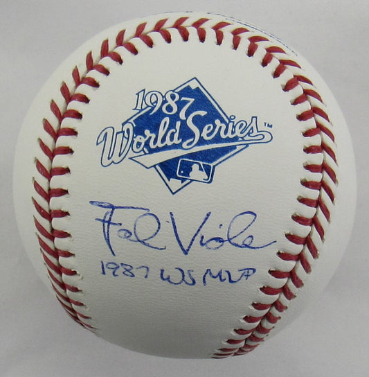 Frank Viola Signed Auto Autograph World Series Rawlings Baseball JSA Certification