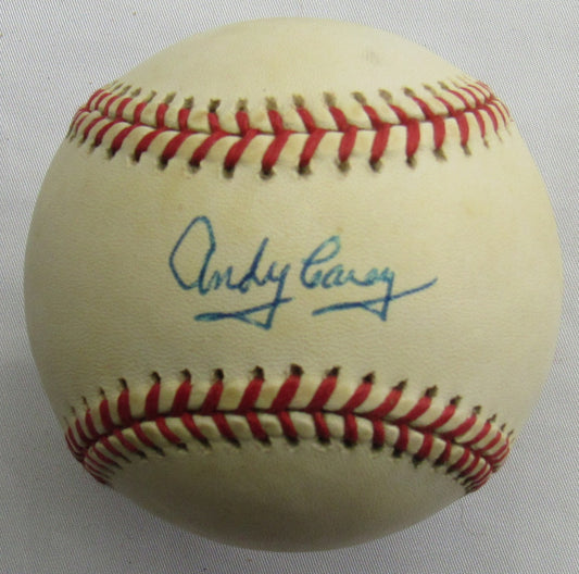Andy Carey Signed Auto Baseball JSA CG96916 - pristine sold 11-26