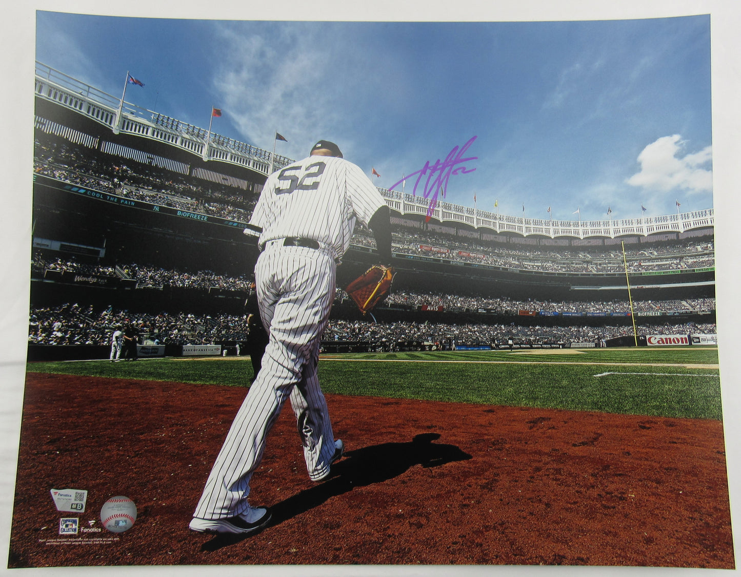 CC Sabathia Signed Auto Autograph 16x20 Photo Fanatics Hologram II