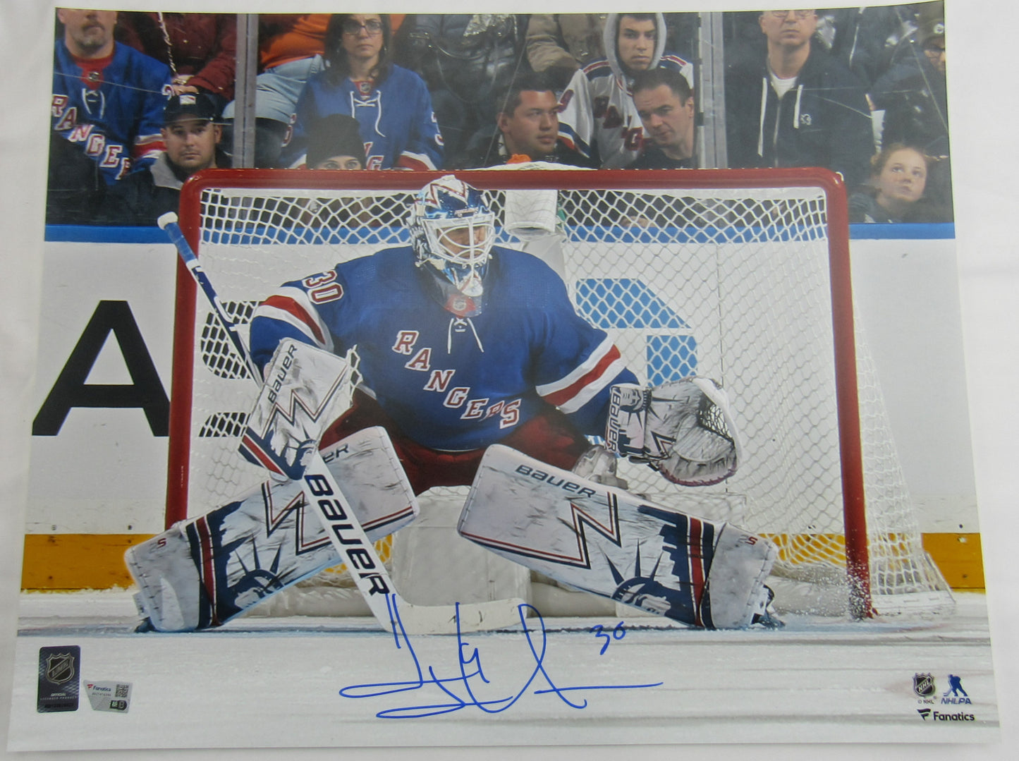 Henrik Lundqvist Signed Auto Autograph 16x20 Photo Fanatics Hologram