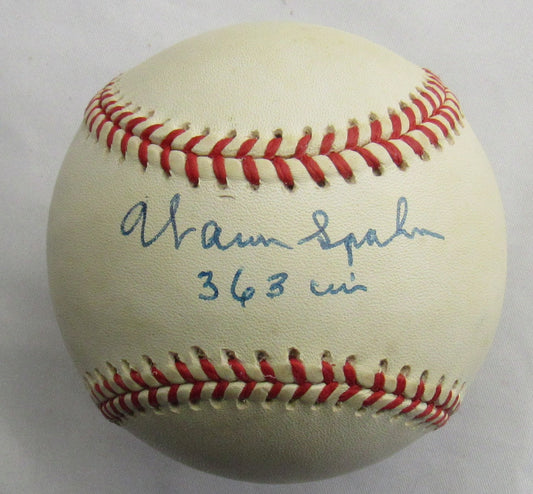 Warren Spahn Signed Auto Baseball JSA CG96925 - Pristine Sold 11-6