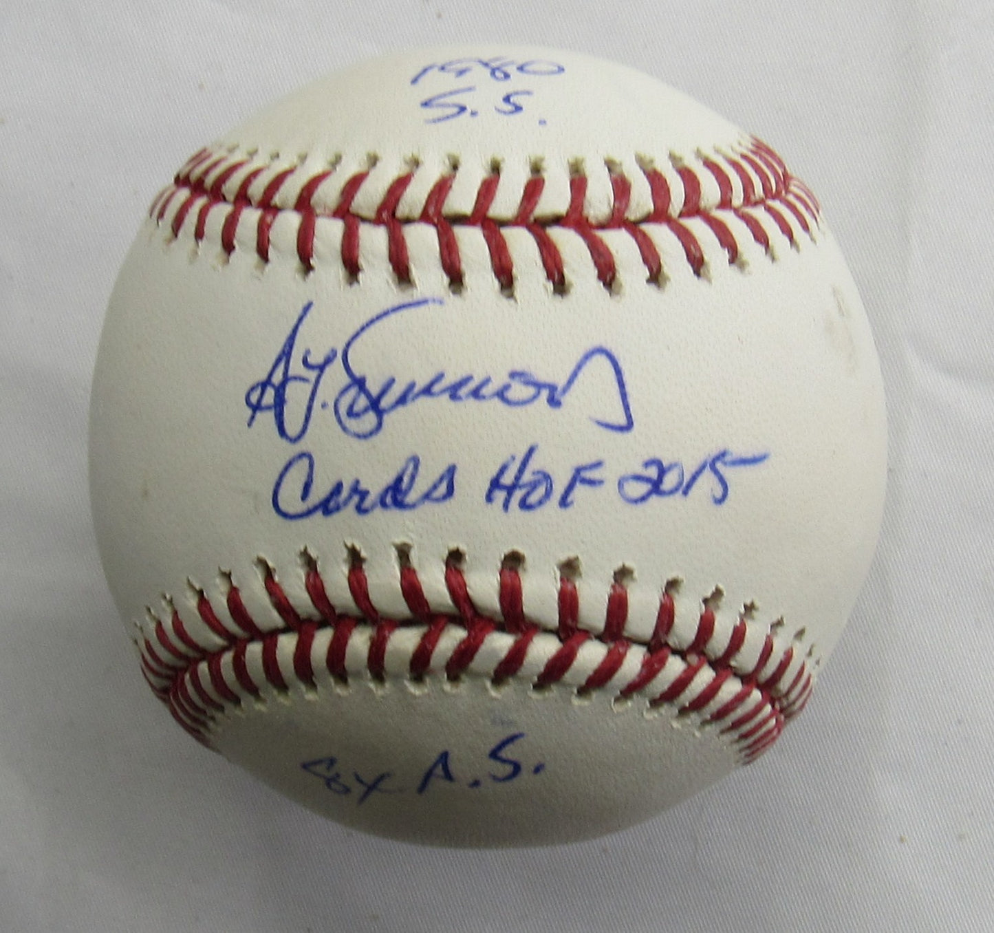 Ted Simmons Signed Auto Baseball JSA CG96929