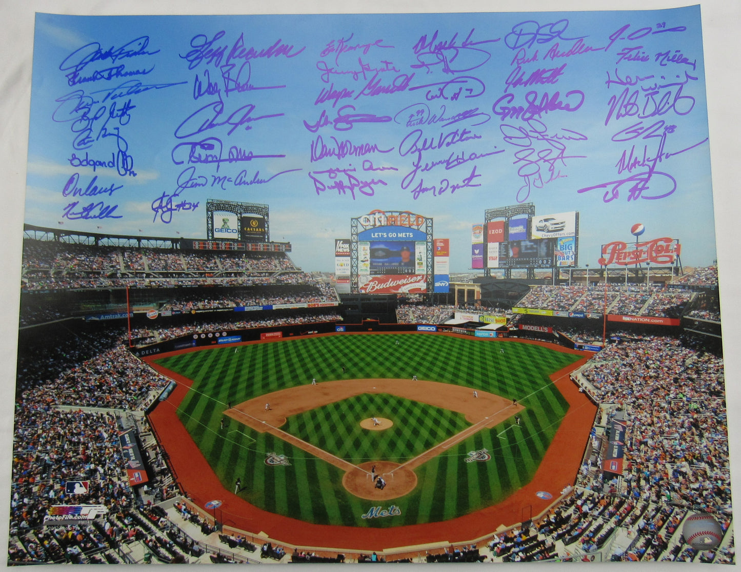 New York Mets Stars Multi Signed 16x20 Photo Edgardo Alfonzo Ed Kranepool Cleon Jones +39