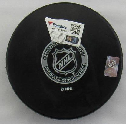 Adam Fox Signed Auto Autograph Rangers Logo Hockey Puck Fanatics Hologram