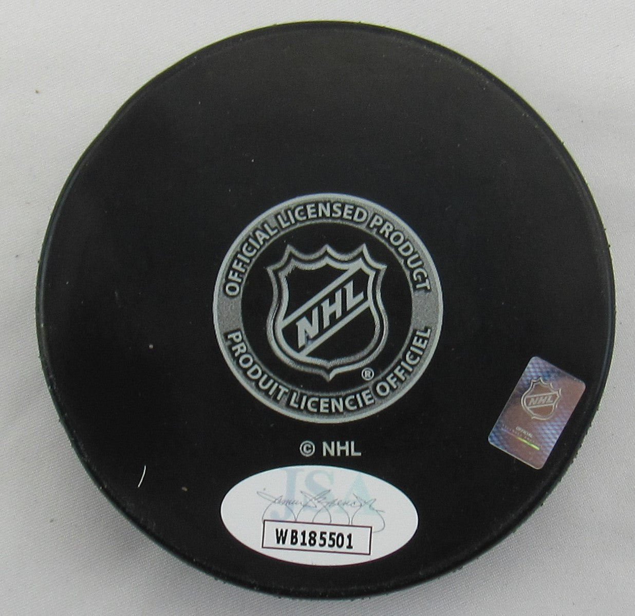 Mike Richter Signed Auto Autograph Rangers Logo Hockey Puck JSA Certified