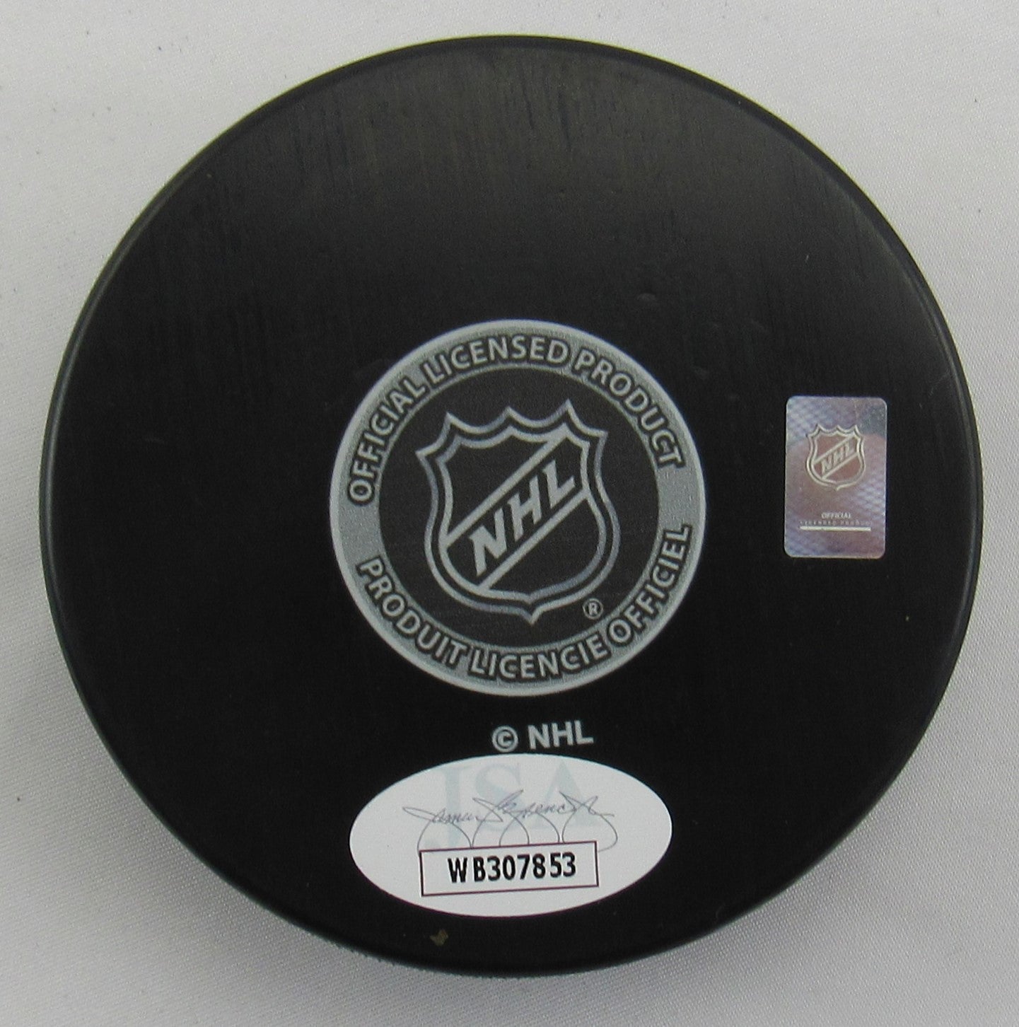 Phil Esposito Signed Auto Autograph Bruins Logo Hockey Puck JSA Certified