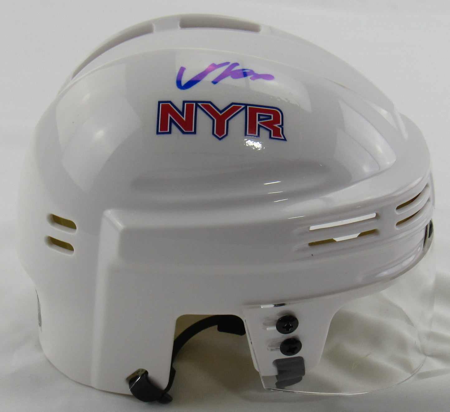 Adam Fox Signed Auto Autograph Rangers White Mini Helmet Fanatics Hologram