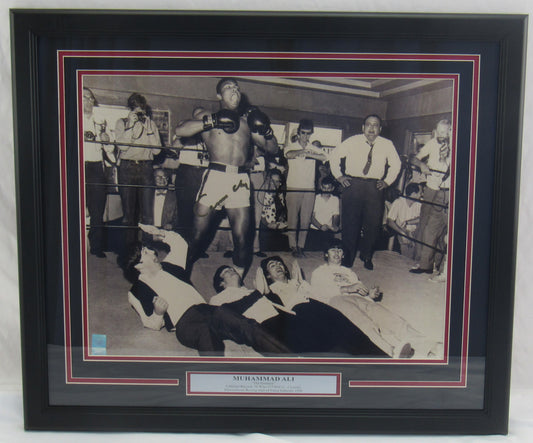 Muhammad Ali Signed Cassius Clay Framed Auto Autograph 16x20 Photo w/ Insc JSA LOA
