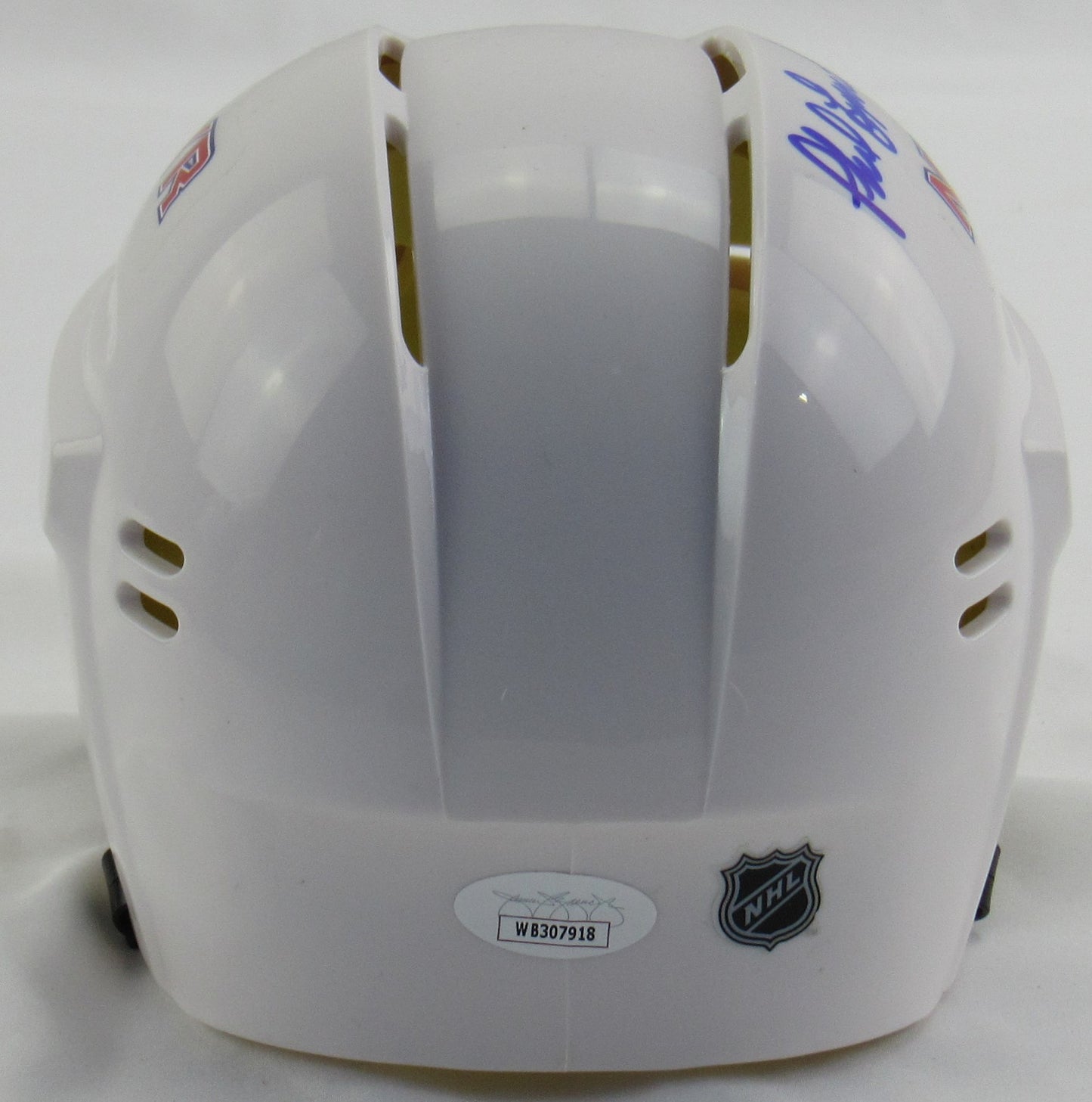 Phil Esposito Signed Auto Autograph Rangers Mini Helmet w/ HOF Insc JSA Certified