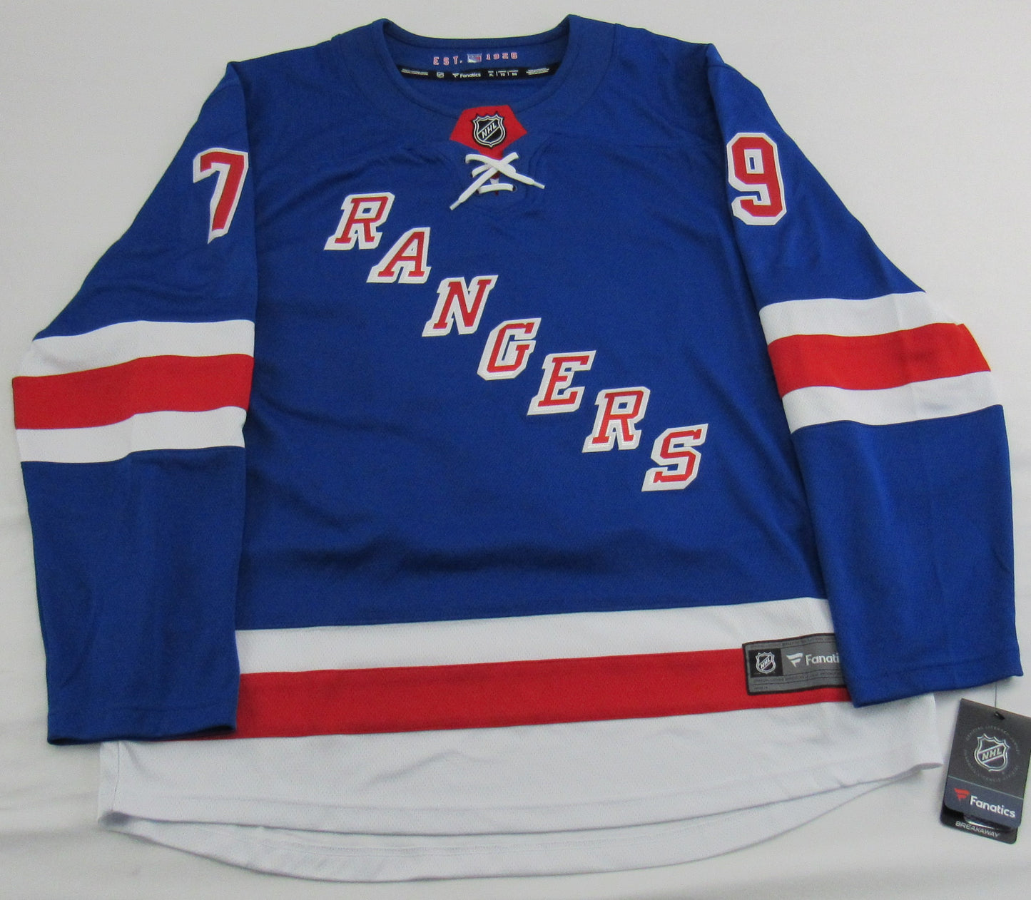 K'andre Miller Signed Auto Autograph Replica Rangers Jersey Fanatics Hologram