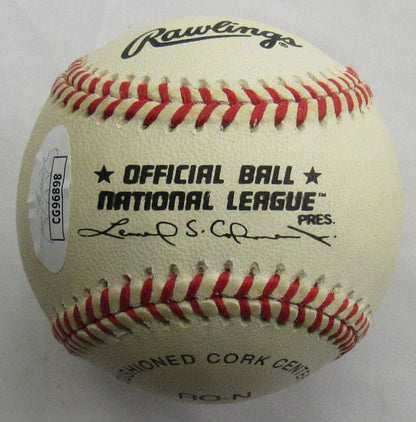 Eddie Mathews Signed Auto Baseball JSA CG96898